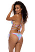 Luli Fama Shock Waves Looped Triangle Top